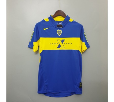 Boca Juniors 2005 Home Blue&Yellow Soccer Jersey